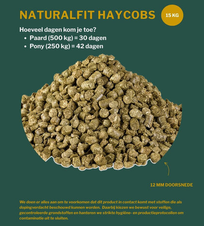 Metazoa Metazoa NaturalFit HayCobs - 15 kilo