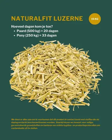 Metazoa Metazoa NaturalFit Luzerne - 15 kilo baal
