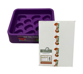 COMBIDEAL Grad-Dual Feeder - Foerageer Voerbak met Herbimals Foerageerpakket - Paard