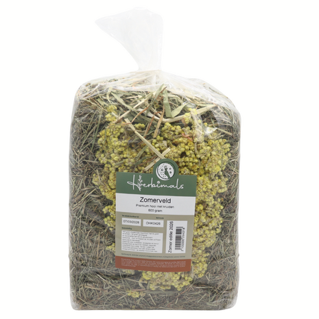 Herbimals Herbimals Zomerveld - 600 gram - Premium hooi met kruiden