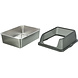 Rabbitat RVS Toiletbak met rand - 40 x 29 x 52 cm