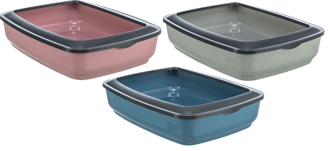 Trixie Toiletbak Brisko - Open, met rand - 38x12x50 cm - verschillende kleuren