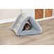 Trixie Schuilplaats Sunny Pluche - 44x33x40 cm - Grijs met print Trixie Schuilplaats Sunny Pluche - 44x33x40 cm - Grijs met print