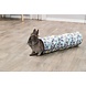 Trixie Trixie Pluche Relax Tunnel Sunny - ø 19x70 cm - Grijs met print