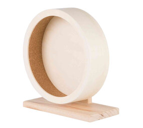 Trixie Houten Loopwiel met Kurk - 21 cm Trixie Houten Loopwiel met Kurk - 21 cm