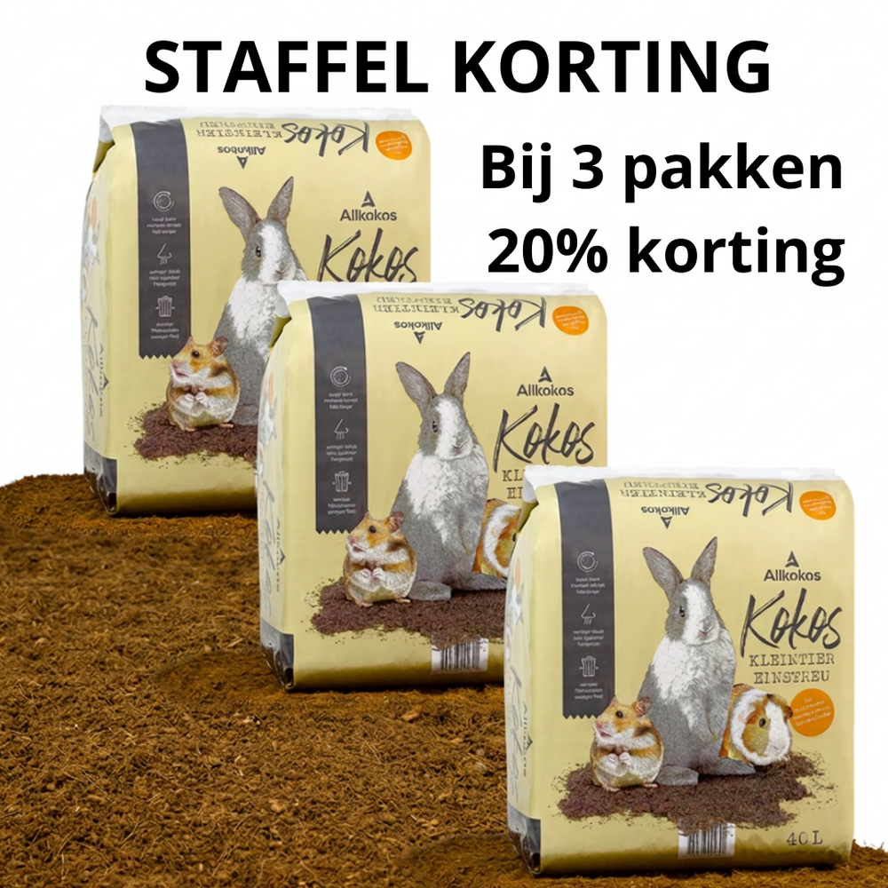 Allkokos Allkokos Kokosvezel Bodembedekking - 40 liter