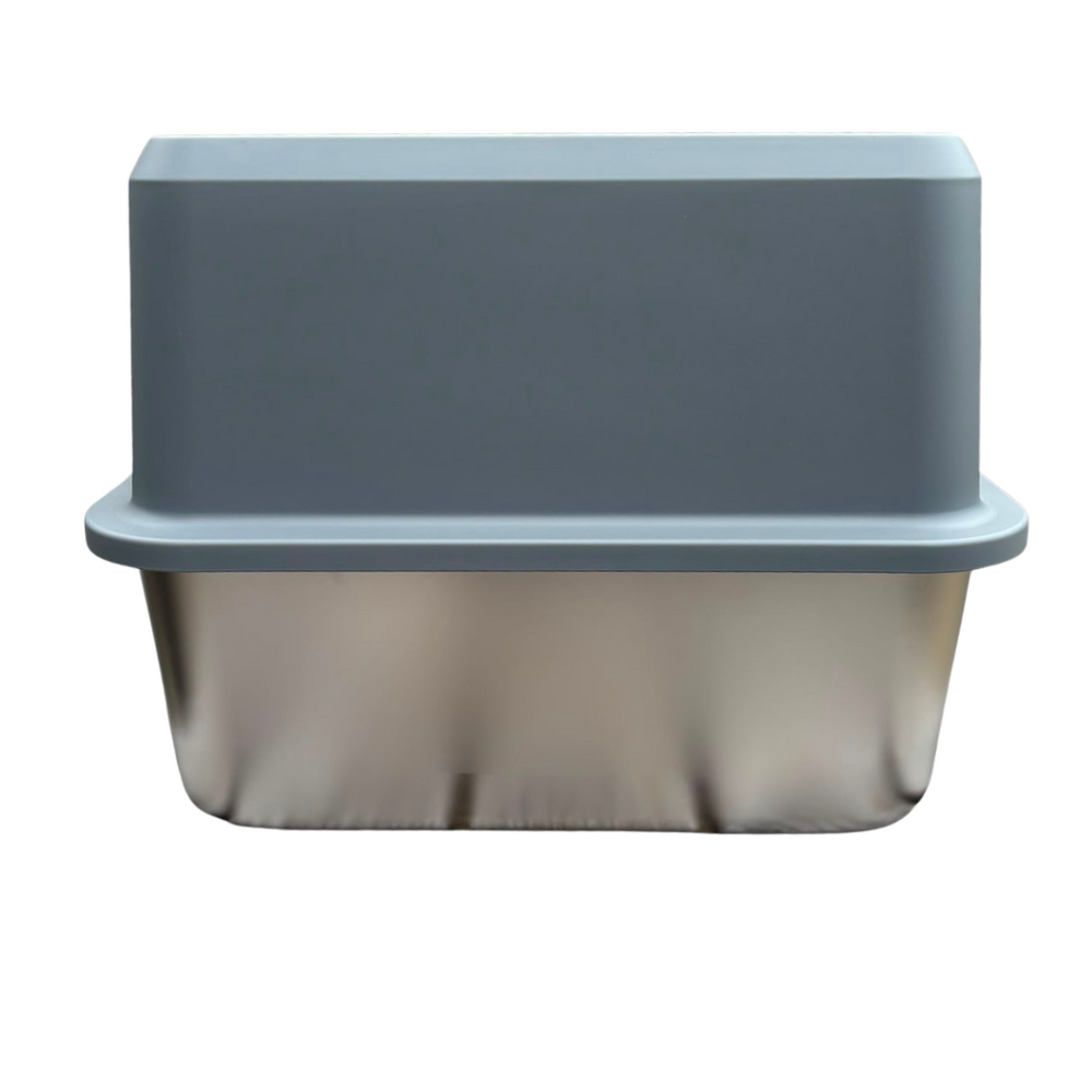 Rabbitat RVS Toiletbak met rand - 60 x 40 x 30 cm Rabbitat RVS Toiletbak met rand - 60 x 40 x 30 cm