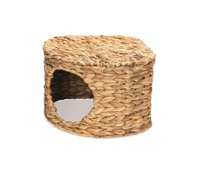 Beeztees Waterhyacint Hoekhuis Kiko - 32x32x20 cm Beeztees Waterhyacint Hoekhuis Kiko - 32x32x20 cm