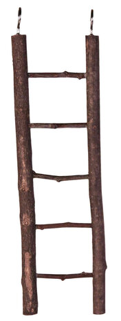 Trixie Trixie Houten ladder Schorshout - 26 cm - 5 sporten Trixie Trixie Houten ladder Schorshout - 26 cm - 5 sporten