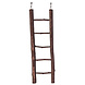 Trixie Trixie Houten ladder Schorshout - 26 cm - 5 sporten Trixie Trixie Houten ladder Schorshout - 26 cm - 5 sporten