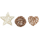 Trixie Trixie XMAS Knaagspeeltjes Rotan Knaagset - Ster - Bal - Hart - 5-6 cm Trixie Trixie XMAS Knaagspeeltjes Rotan Knaagset - Ster - Bal - Hart - 5-6 cm