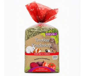 ESVE Esve Timothy Hay - Rode Biet en Tomaat - 600 gram ESVE Esve Timothy Hay - Rode Biet en Tomaat - 600 gram