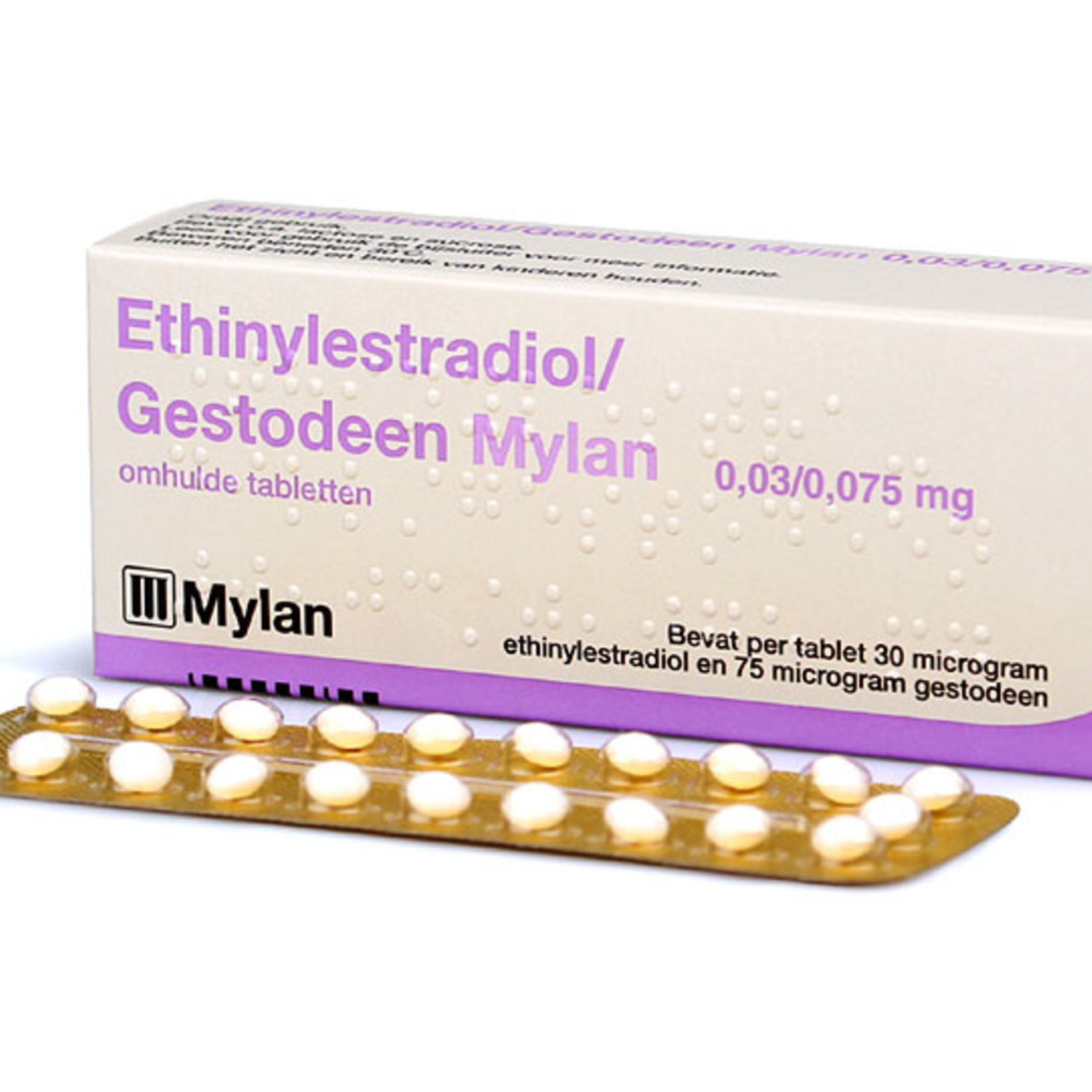 Minulet Ethinylestradiol 0,03mg Gestodeen 0,075mg (Mylan)