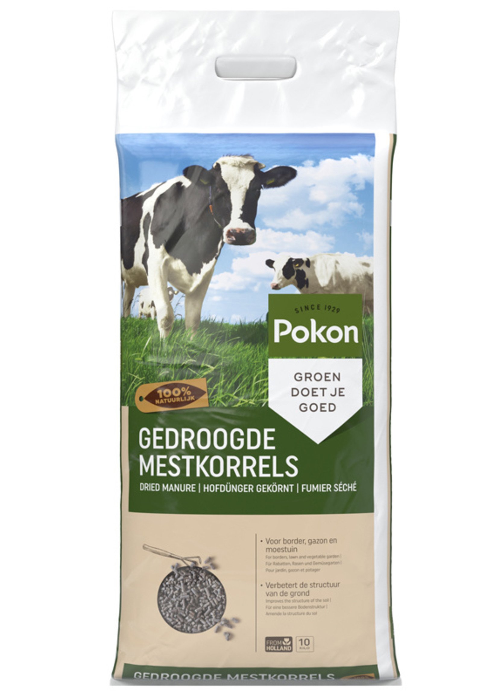 Pokon POKON Gedroogde mestkorr 10kg