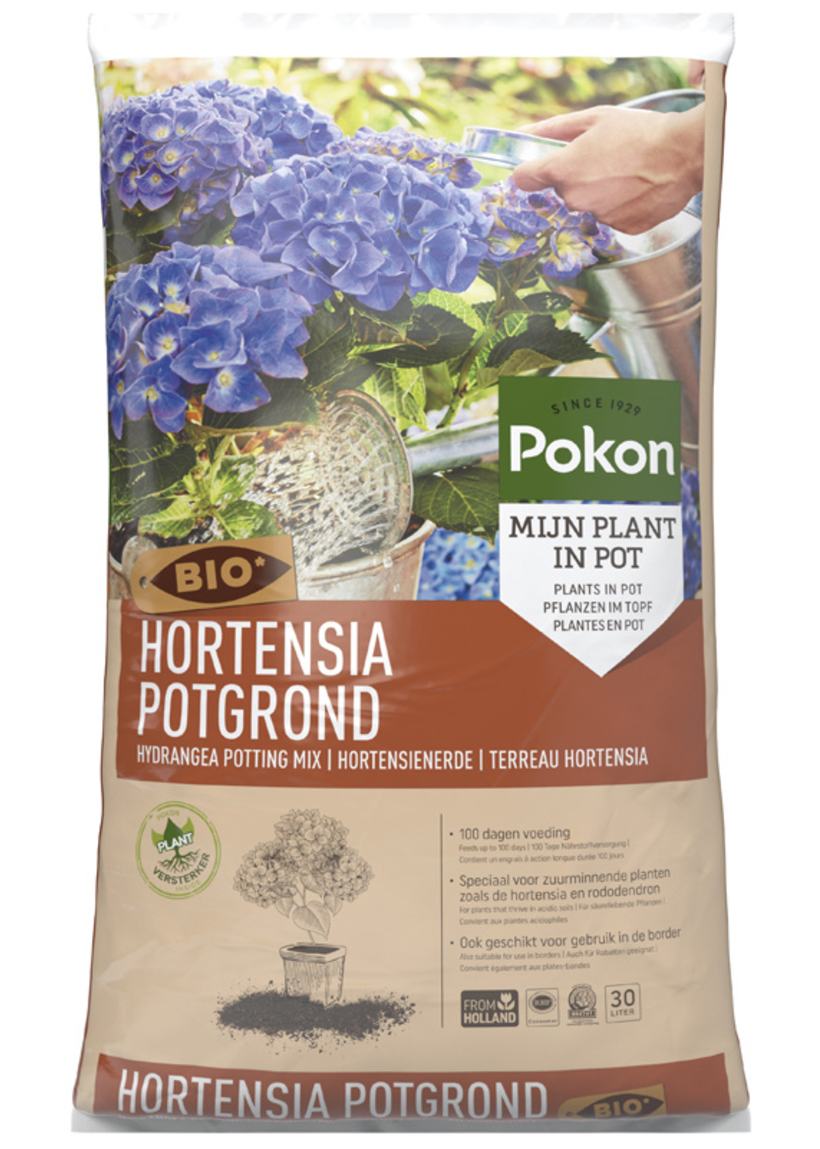 Pokon Rhp hortensia grond bio 30l
