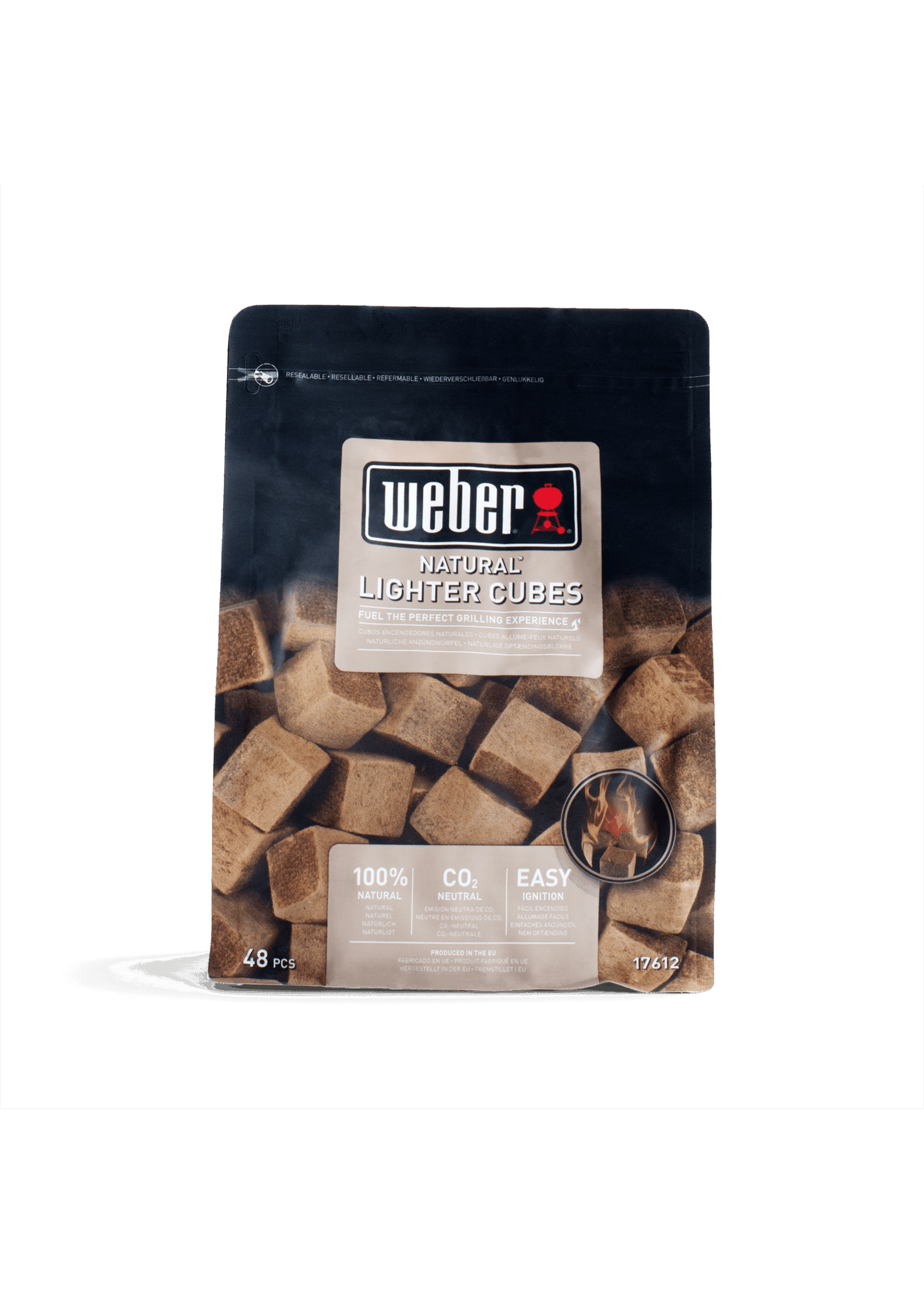 Weber Weber aanmaakblokjes, 48 stuks, bruin, ecologisch