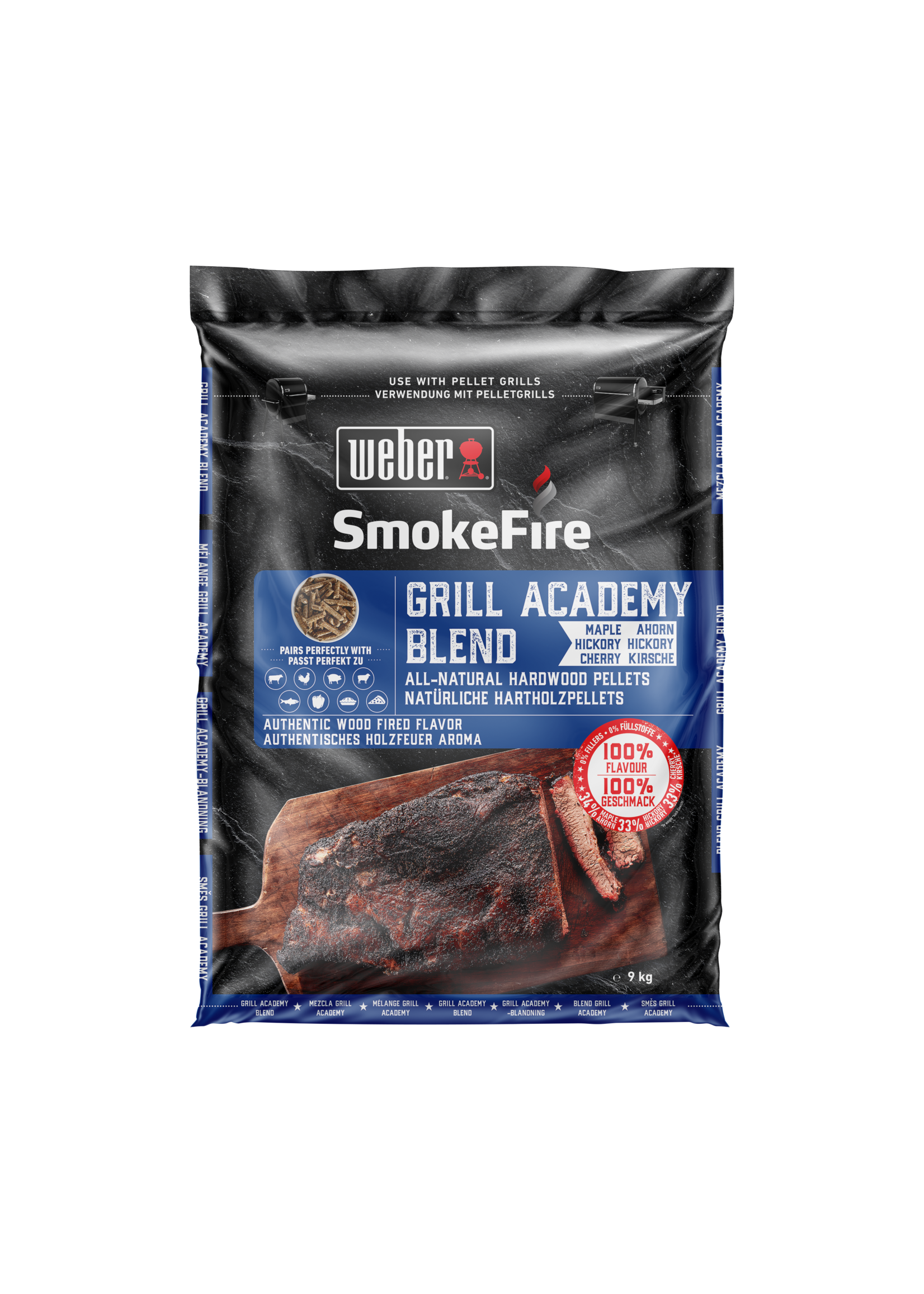 Weber Wood pellets grill academy blend 8kg