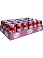 brandmasters Dr. Pepper tray 24 blikjes 330ml (statiegeld blikje)