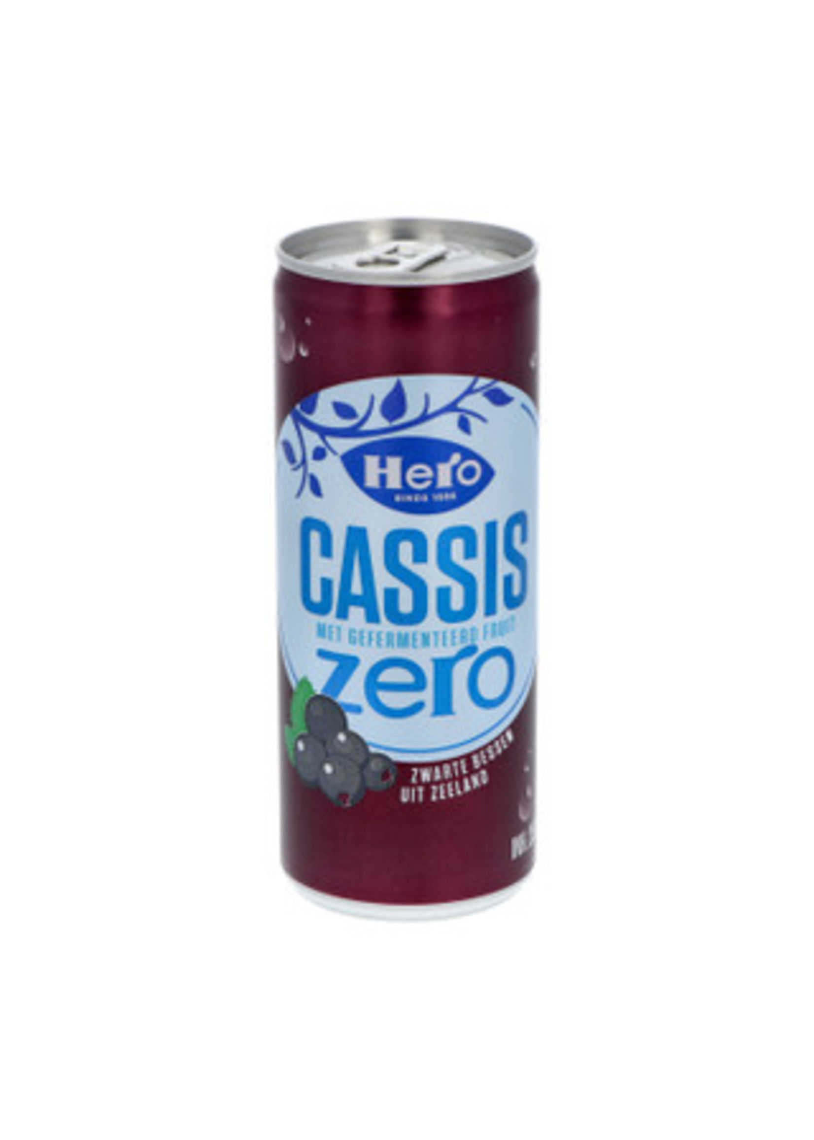 brandmasters Hero Cassis Zero tray 24 x 250ml (statiegeld blikje)