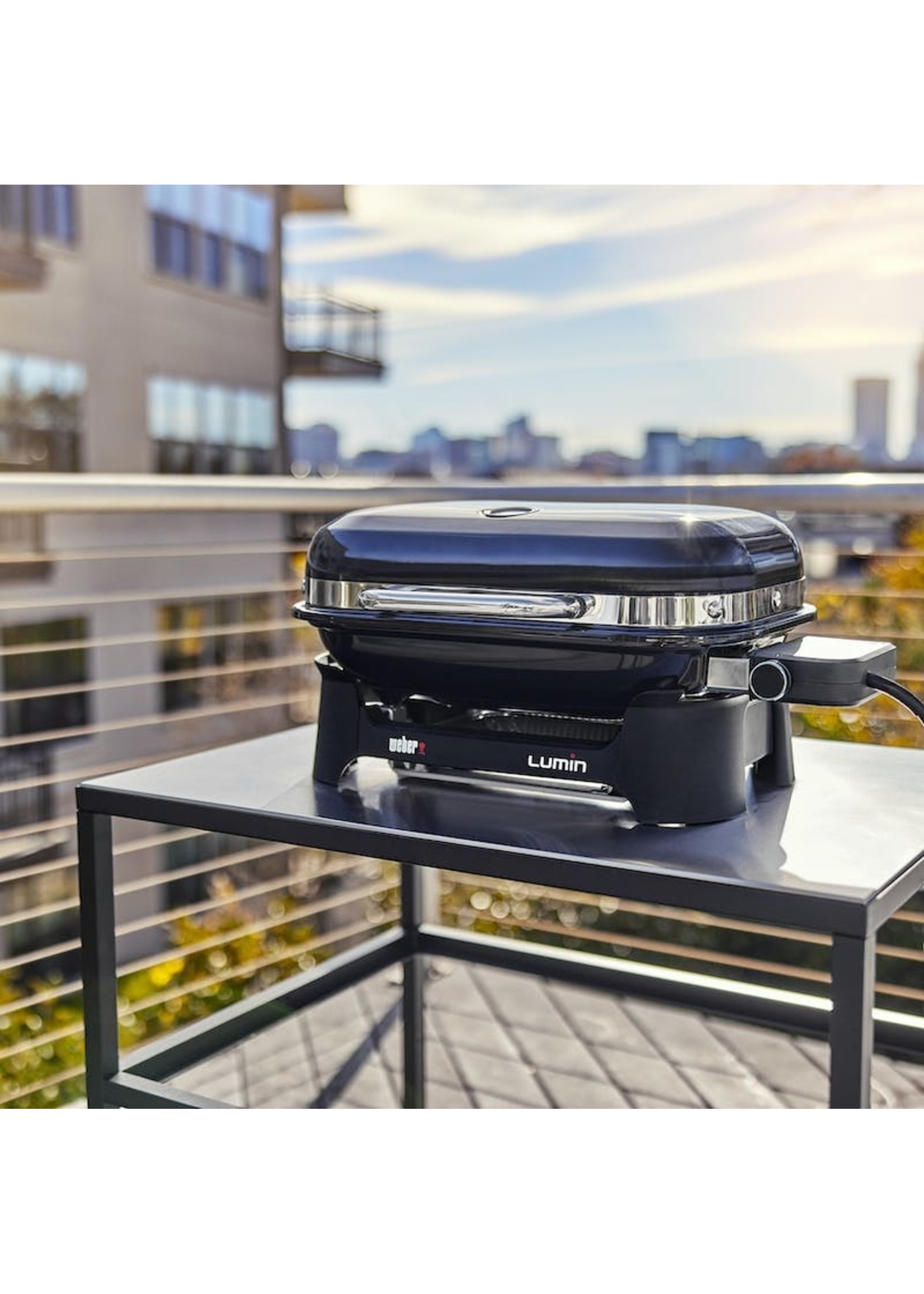 Weber Lumin compact black elektrische barbecue