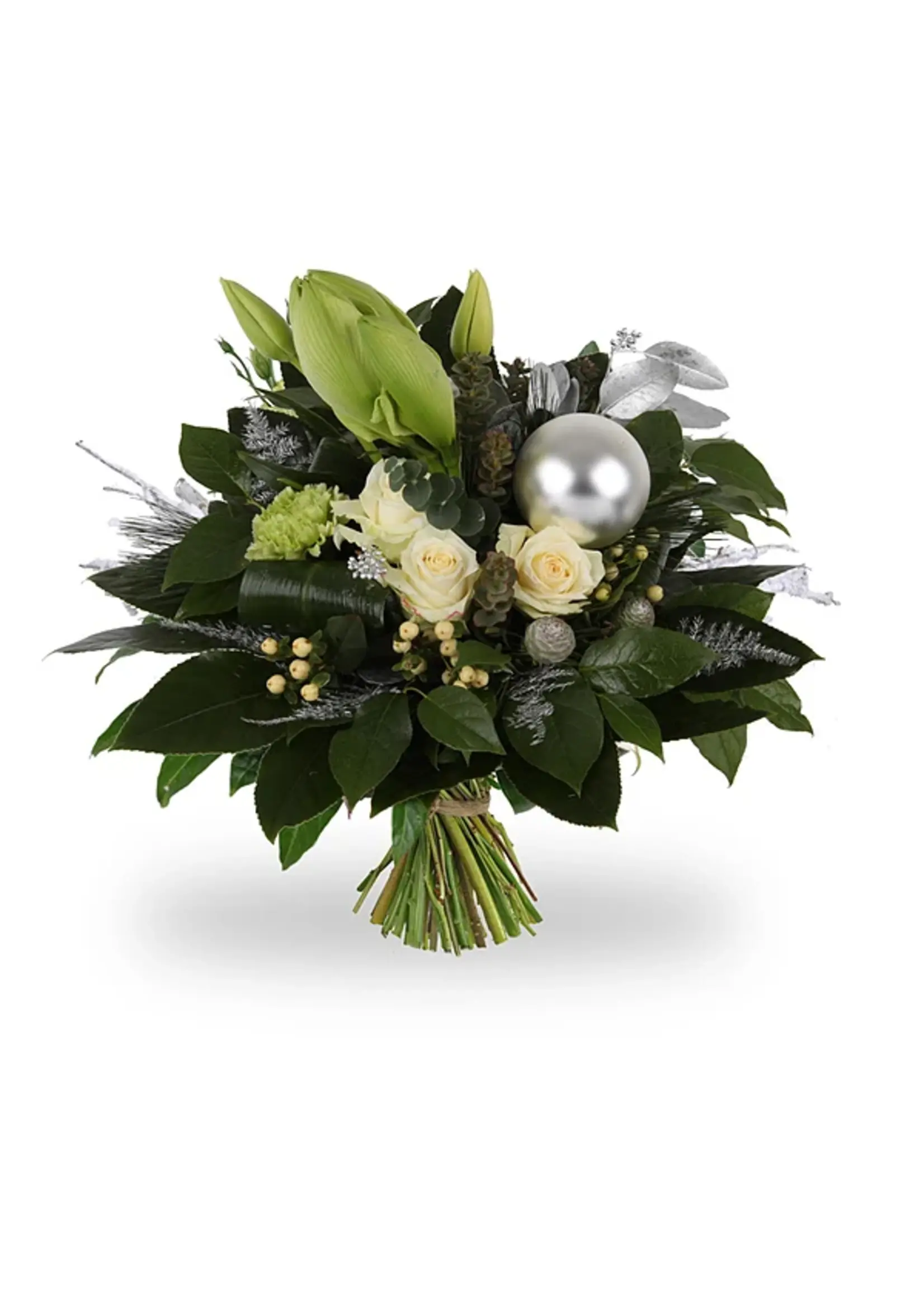 Kerstboeket wit