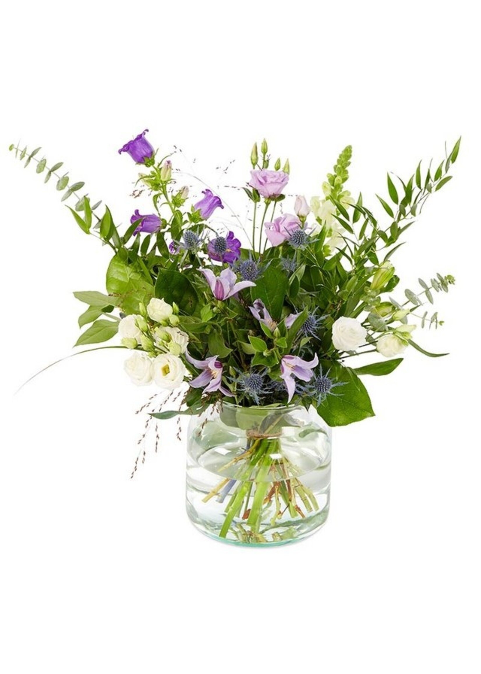 paarsblauw plukboeket