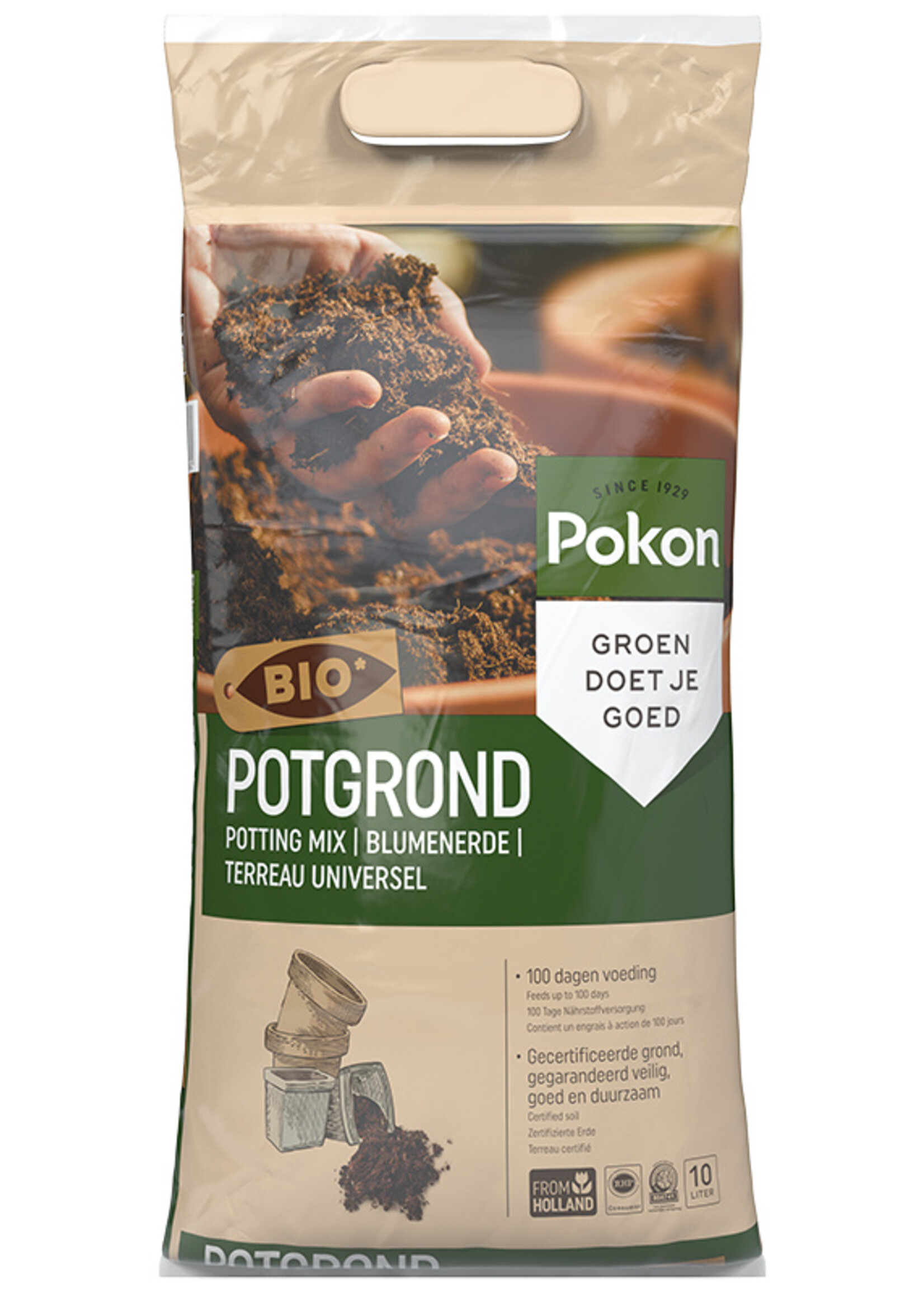 Pokon Mps rhp potgrond bio 10l