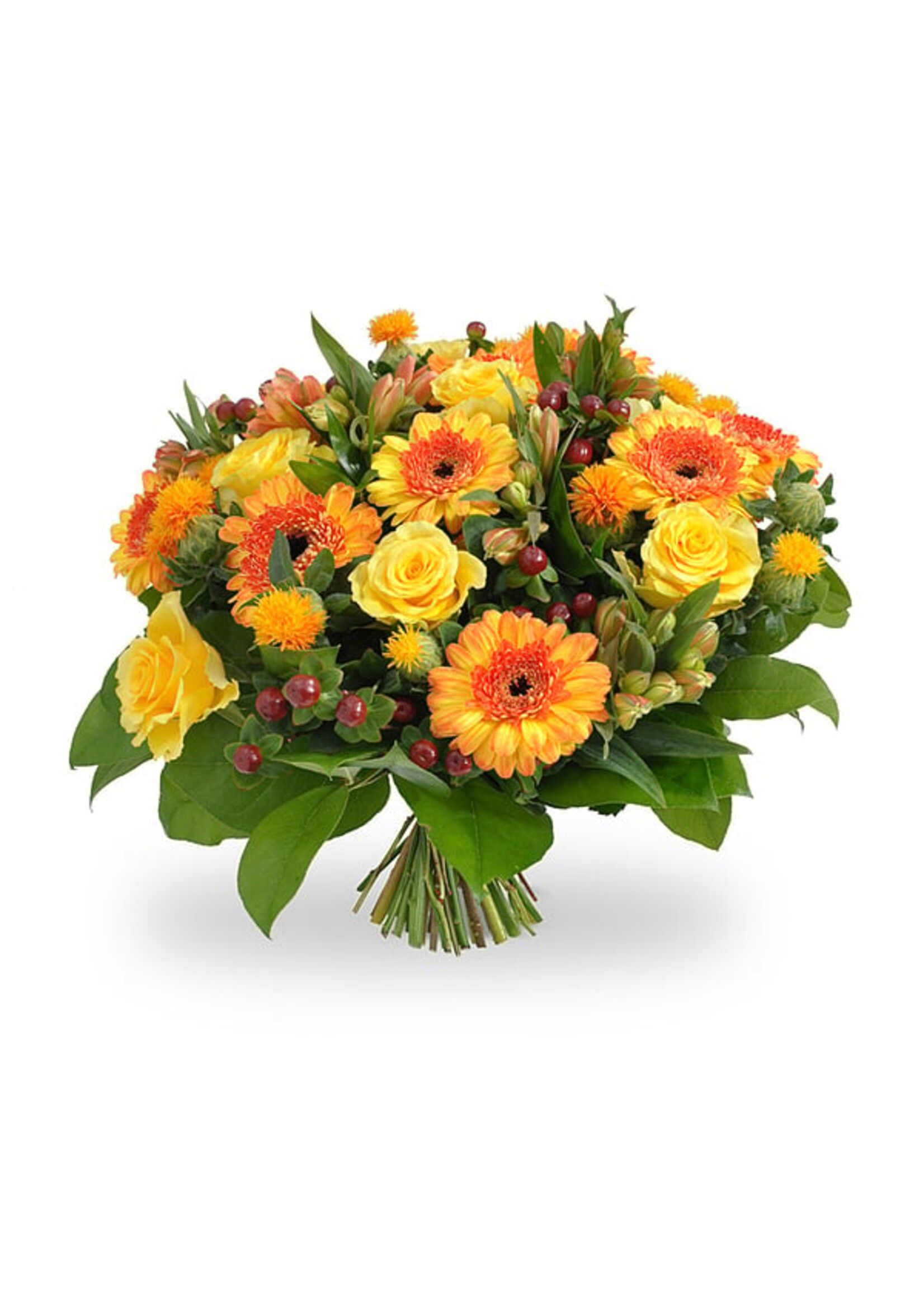 Seizoensboeket geel/oranje