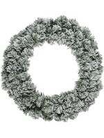 kerstkrans kunst sneeuw Ø50cm of Ø60cm