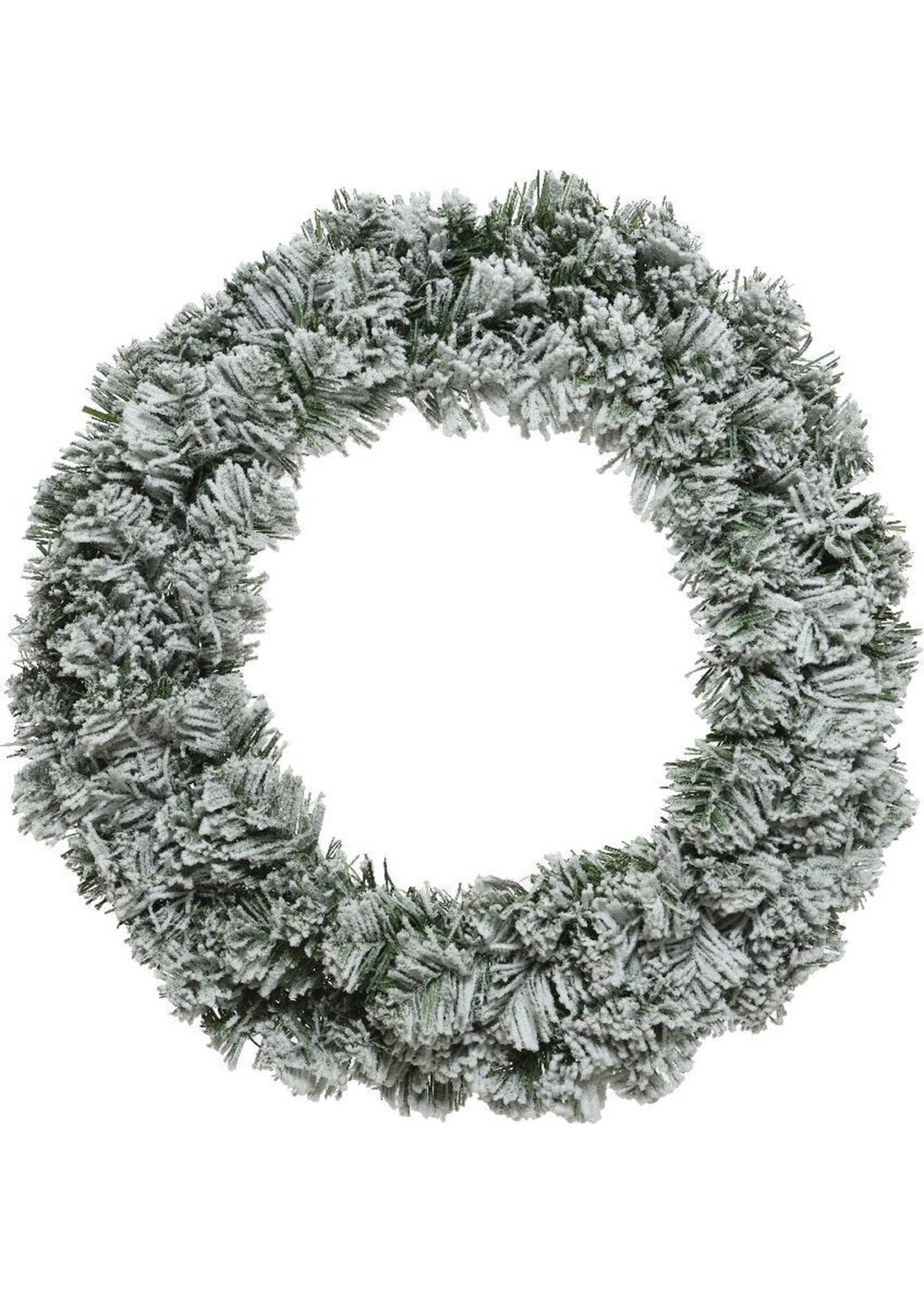 kerstkrans kunst sneeuw Ø50cm of Ø60cm