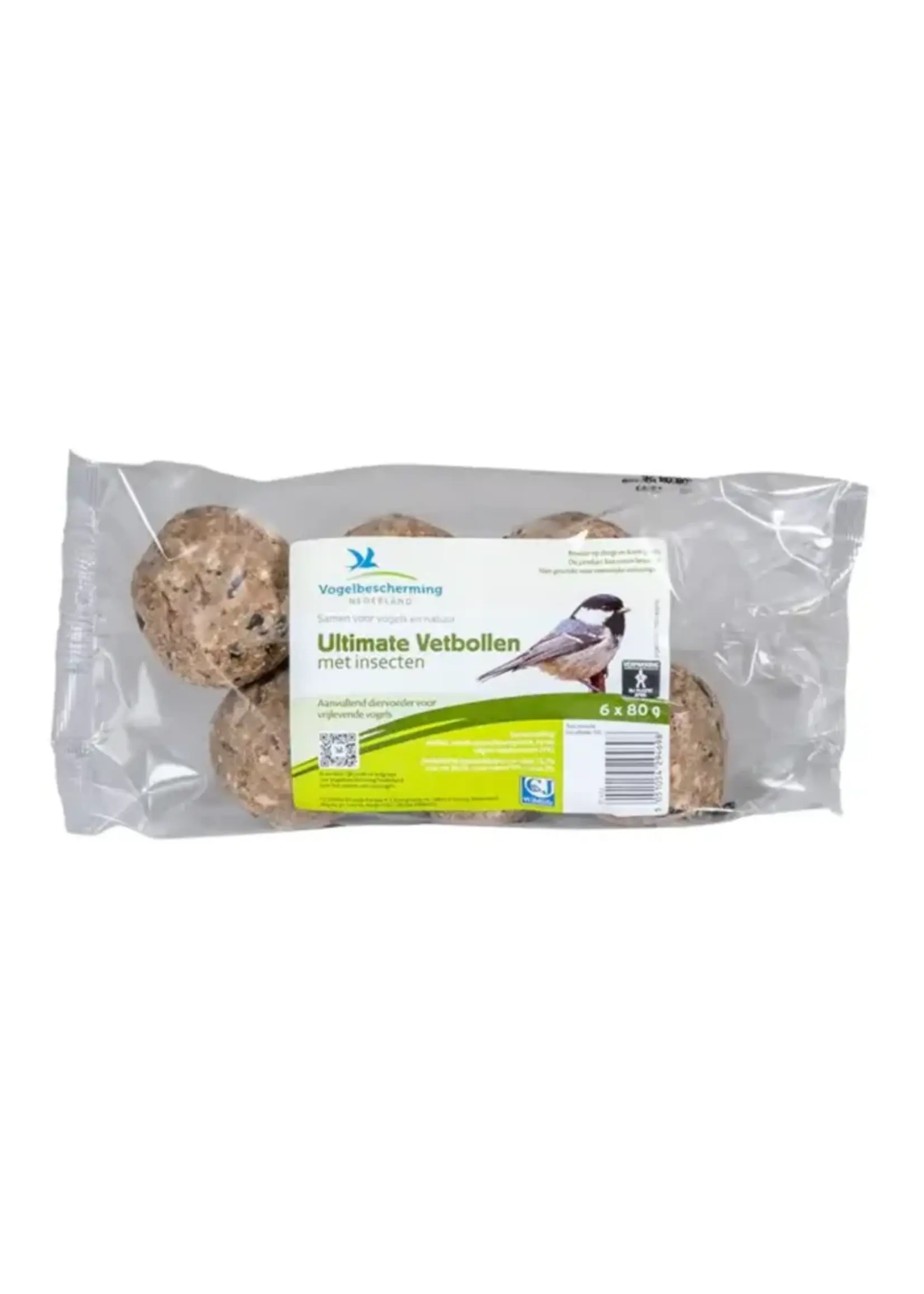 Wildbird foods Vbn 6 vetbollen (in folie ) zonder netje