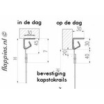 Lisoflex® Strokengordijn op Maat - Kant en Klaar - Transparant pvc stroken 400x4mm
