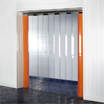 Lisoflex® Strokengordijn op Maat - Kant en Klaar - Transparant pvc stroken 400x4mm