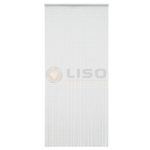 Liso® Vliegengordijn Liso ® Hulzengordijn Transparant Mat Verspringend - kant en klaar 92x209 cm