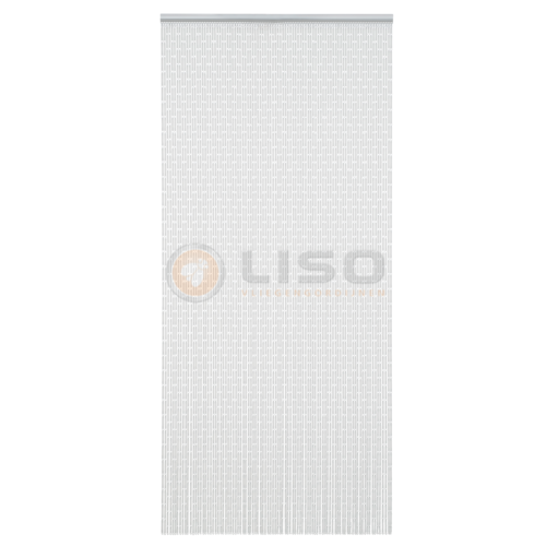 Liso® Vliegengordijn Liso ® Hulzengordijn Transparant Mat Verspringend - kant en klaar 92x209 cm