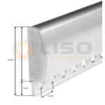 Liso® Vliegengordijn Liso ® Hulzengordijn Wit - kant en klaar 100x232 cm