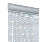 Liso® Vliegengordijn Liso ® Hulzengordijn Wit - kant en klaar 100x232 cm