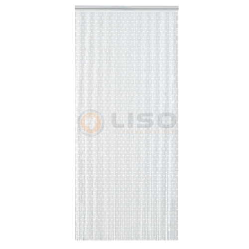 Liso® Vliegengordijn Liso ® Hulzengordijn Wit Verspringend - kant en klaar 92x209 cm
