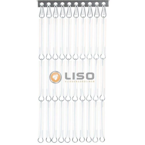 Liso® Vliegengordijn Liso ® Hulzengordijn Transparant Mat - Op maat gemaakt