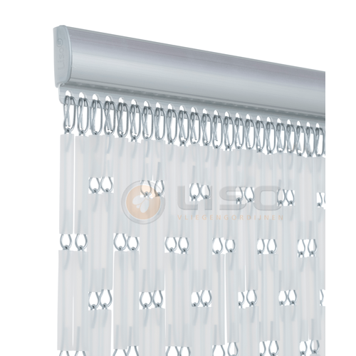 Liso® Vliegengordijn Liso ® Hulzengordijn Transparant Mat - Op maat gemaakt