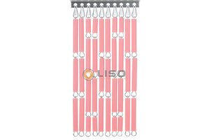 Vliegengordijn Liso ® Hulzengordijn RAL 3015 Lichtroze | Doe-het-zelf pakket