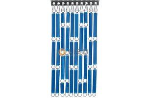 Vliegengordijn Liso ® Hulzengordijn RAL 5017 Verkeersblauw | Doe-het-zelf pakket