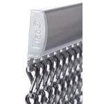 Kriska® Kettinggordijn Aluminium Goud Liso ® Vliegengordijn - Op maat gemaakt