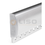 Liso® Originele Luxe Liso ® P100 Ophangrail voor Hulzengordijn Liso - Prijs per centimeter