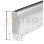 Kriska® Kettinggordijn Aluminium Goud Liso ® Vliegengordijn - Op maat gemaakt