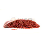 Kriska® Liso ® Kettinggordijn kleur Rood - per meter