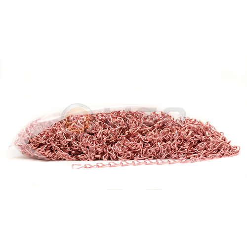 Kriska® Liso ® Kettinggordijn kleur Roze - per meter