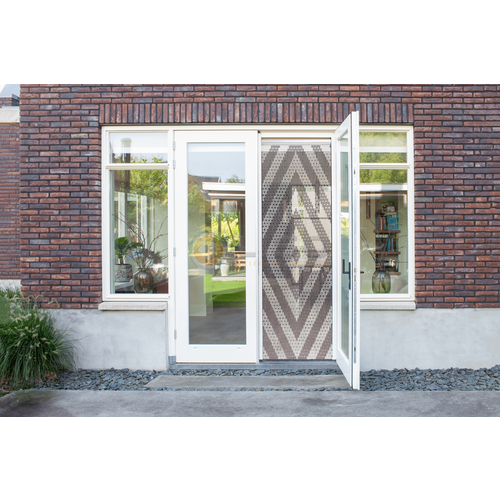 Liso® Vliegengordijn met Ruit in Ruit - Doe-het-zelf pakket | Prijs / m²