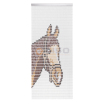 Liso® Vliegengordijn met Paard met Halster - Doe-het-zelf pakket | Prijs / m²