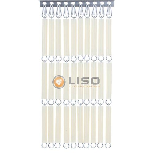 Liso® Vliegengordijn met Saloondeurtjes - Doe-het-zelf pakket | Prijs / m²